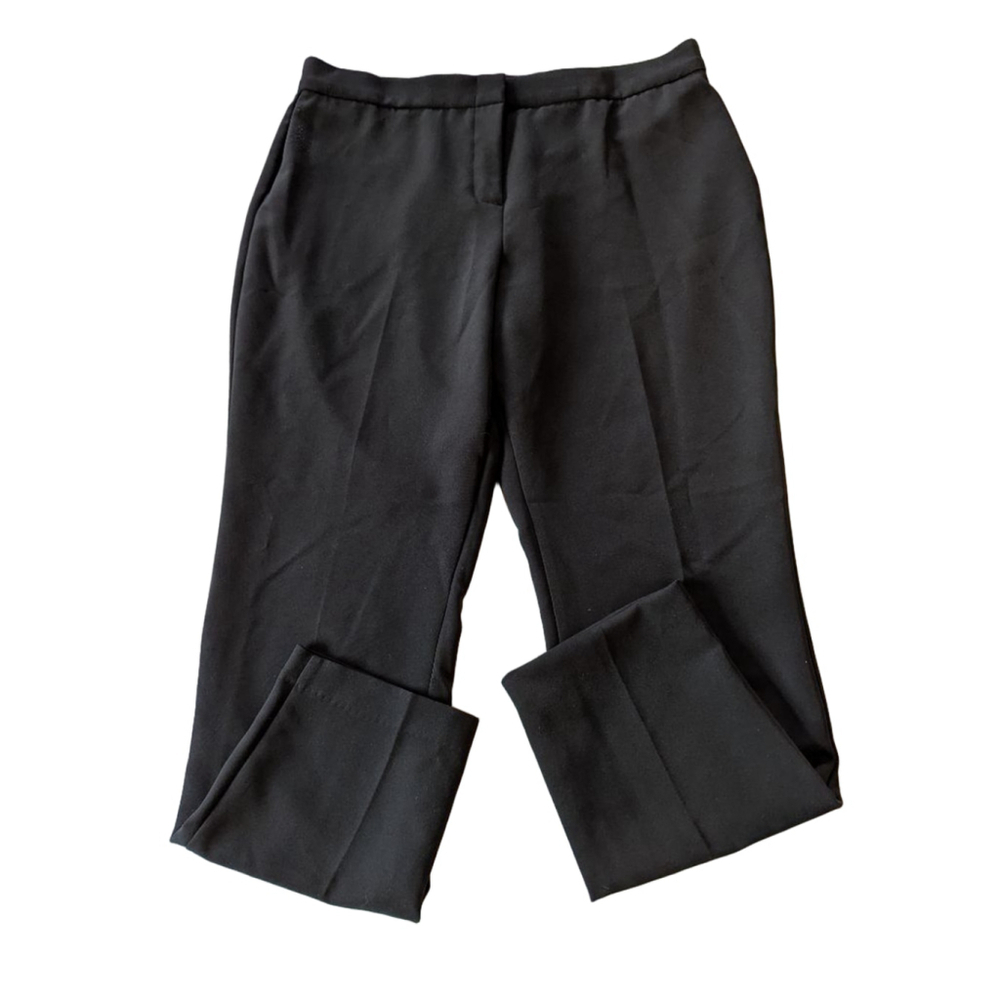 Women's INVESTMENTS Black Trousers Size 16 Pants Minimalist Business